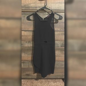Keyhole mini dress